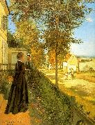 Camille Pissaro Louveciennes : The Road to Versailles oil painting reproduction